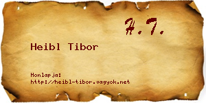 Heibl Tibor névjegykártya